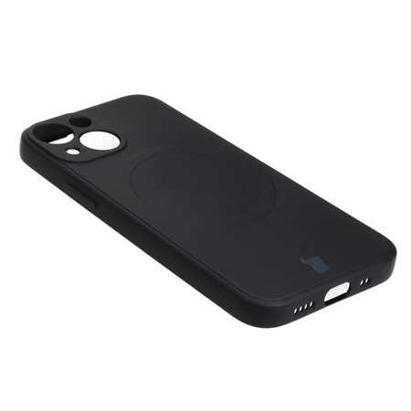 Etui Bizon Case Silicone Magnetic Sq do iPhone 13 Mini, czarne