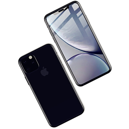 Szkło hartowane Bizon Glass Edge do iPhone 11 Pro Max / Xs Max, czarne