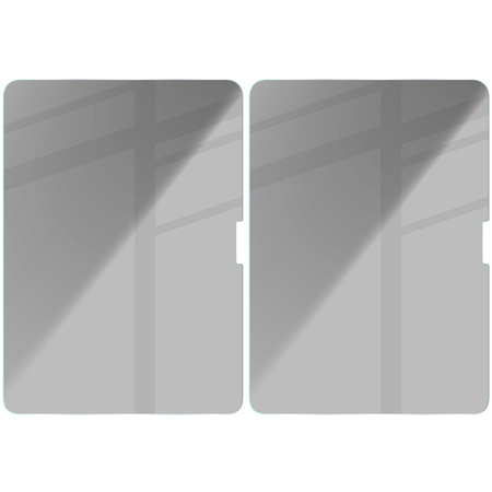 Prywatyzujące szkło hartowane Bizon Glass Tab Clear Shadow Duo do iPad Air 11" 7 / 6 gen. 2025 / 2024, 2 sztuki