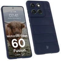 Pancerne etui Bizon Case Tur do Motorola Edge 60 / 60Fusion, granatowe