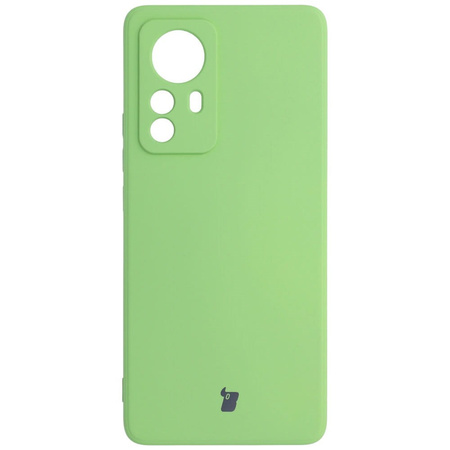 Etui Bizon Case Silicone do Xiaomi 12 Pro, jasnozielone