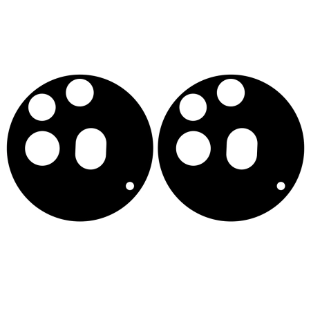 Szkło na aparat Bizon Glass Lens do Galaxy A26 5G, 2 sztuki