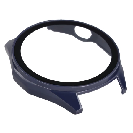 Etui ze szkłem do zegarka Bizon Case+Glass Watch do Huawei Watch GT6 46 mm, niebieskie