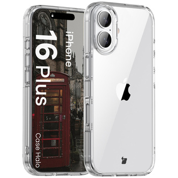 Etui Bizon Case Halo do iPhone 16 Plus, przezroczyste