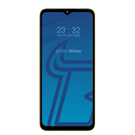 Szkło hartowane Bizon Glass Edge 2 do Poco M5, czarne