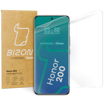 Folia hydrożelowa na ekran Bizon Glass Hydrogel Front do Honor 200, 2 sztuki