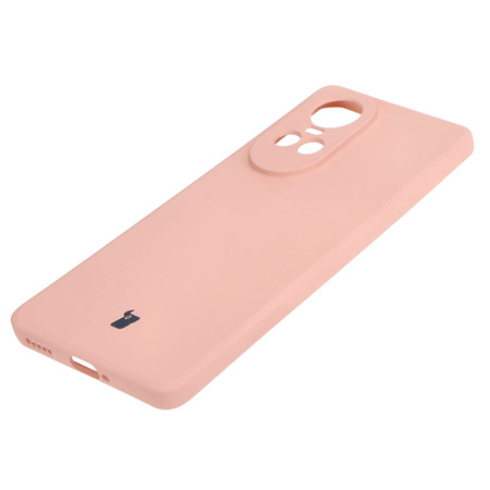 Etui Bizon Case Silicone Sq do Oppo Reno 10 Pro 5G, jasnoróżowe