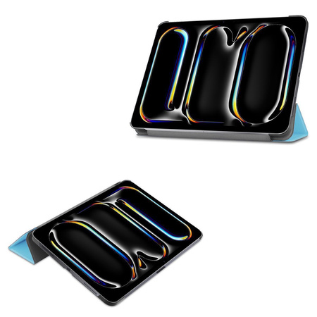 Etui Bizon Case Tab Croc do iPad Pro 11" 5 gen. 2024, błęktine