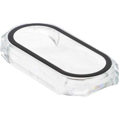 Etui ze szkłem Bizon Case AntiShock Set, Xiaomi Mi Band 7, przezroczyste