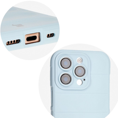 Pancerne etui Bizon Case Tur do iPhone 16 Pro Max, jasnoniebieskie