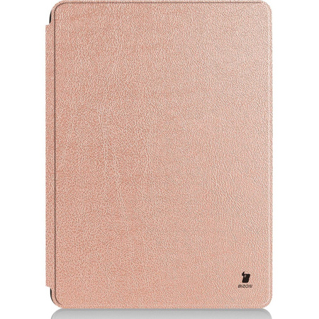 Etui Bizon Case Tab Croc do Microsoft Surface Pro 8, różowozłote