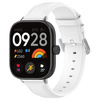 Pasek Bizon Strap Watch Casual do Redmi Watch 4 / Xiaomi Smart Band 9 Pro / 8 Pro, biały