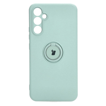 Etui Bizon Case Silicone Ring Sq do Samsung Galaxy A34 5G, turkusowe