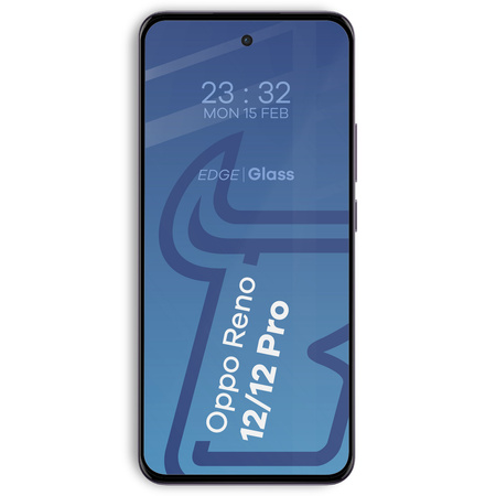Szkło hartowane BIZON Glass Edge 3D do Oppo Reno 12/12 Pro