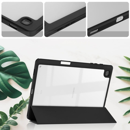 Etui Bizon Case Tab Clear Matt do Samsung Galaxy Tab S6 Lite 2024/2022/2020, czarne