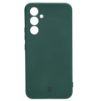 Etui Bizon Case Silicone do Galaxy A54 5G, ciemnozielone