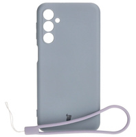 Etui Bizon Case Silicone do Galaxy M34 5G, szare