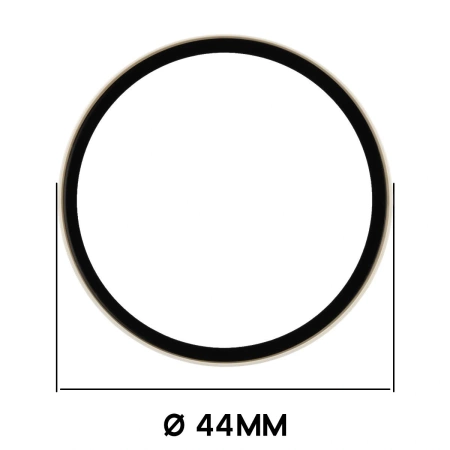 Etui ze szkłem do zegarka Bizon Case+Glass Watch do Xiaomi Watch S4 41 mm, beżowe