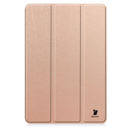 Etui Bizon Case Tab Lizard do Samsung Galaxy Tab A9 Plus, różowozłote