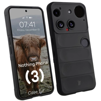 Pancerne etui Bizon Case Tur do Nothing Phone (3), czarne