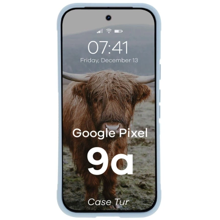 Pancerne etui Bizon Case Tur do Google Pixel 9a, jasnoniebieskie
