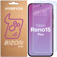 Elastyczne szkło hybrydowe Bizon Glass Mule do Oppo Reno 15 Pro