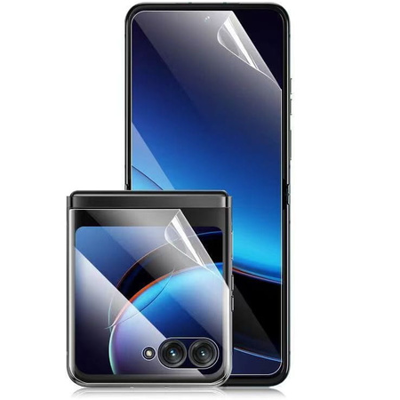 Folia hydrożelowa na tył i przód Bizon Glass Hydrogel, Motorola Razr 40 Ultra