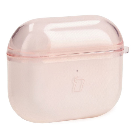 Etui Bizon Case Headphone Clear do Airpods 3, przezroczysto-różowe
