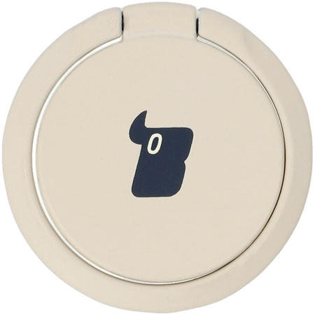 Uchwyt na palec Bizon Accessories Ring Turtle uniwersalny, beżowy