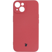 Etui Bizon Case Silicone do iPhone 14, brudny róż