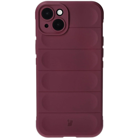 Pancerne etui Bizon Case Tur do iPhone 15 Plus, burgundowe