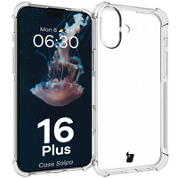 Elastyczne etui Bizon Case Salpa do iPhone 16 Plus przezroczyste