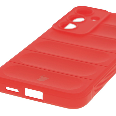 Pancerne etui Bizon Case Tur do Galaxy S25 Plus, czerwone