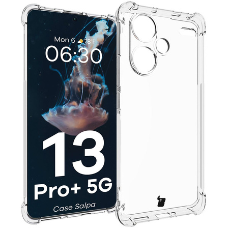 Elastyczne etui Bizon Case Salpa do Xiaomi Redmi Note 13 Pro+ 5G, przezroczyste