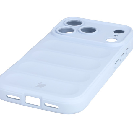 Pancerne etui Bizon Case Tur do iPhone 17 Pro, jasnoniebieskie