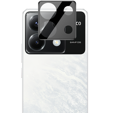 2x Szkło + szybka na aparat BIZON Edge 2 Pack do Xiaomi Poco X6 / Redmi Note 13 Pro 5G