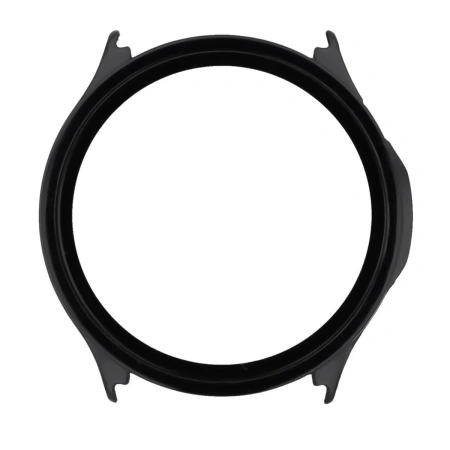 Etui ze szkłem do zegarka Bizon Case Watch Adamo do OnePlus Watch Lite 45 mm / Oppo Watch S 45 mm, czarne