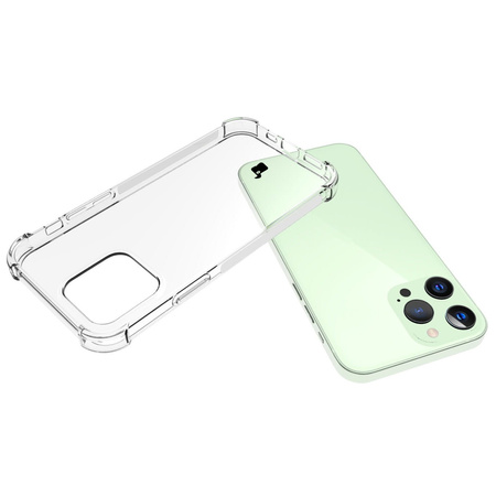 Etui + 2x szkło + obiektyw Bizon Case Clear Pack do iPhone 13 Pro, przezroczyste