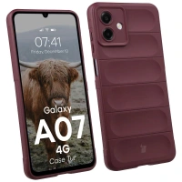 Pancerne etui Bizon Case Tur do Galaxy A07 4G, burgundowe