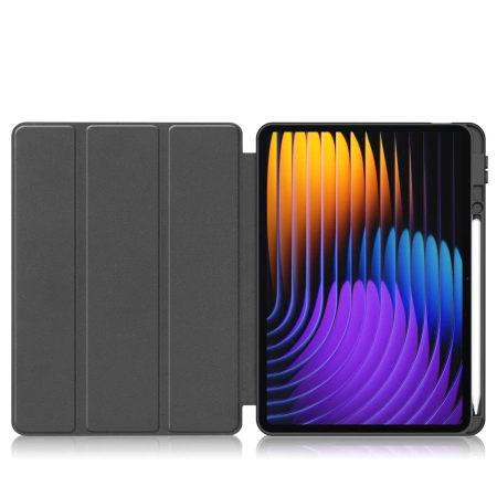 Etui z klapką Bizon Case Tab Lizard do Xiaomi Pad 7 / 7 Pro, czerwone