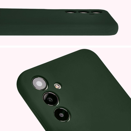 Etui silikonowe Bizon Soft Case do Galaxy A25 5G, ciemnozielone
