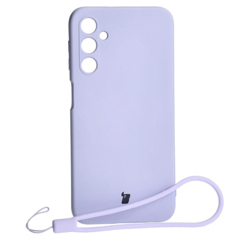 Etui Bizon Case Silicone do Samsung Galaxy A24 4G, jasnofioletowe