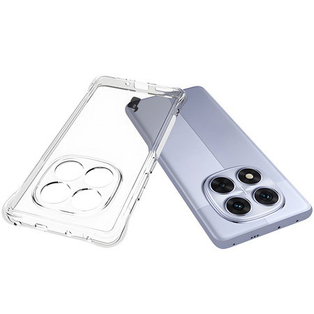 Elastyczne etui Bizon Case Salpa do Xiaomi Redmi Note 14 Pro 5G / Poco X7, przezroczyste