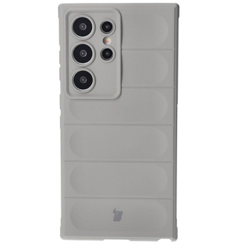 Pancerne etui Bizon Case Tur do Galaxy S24 Ultra, jasnoszare