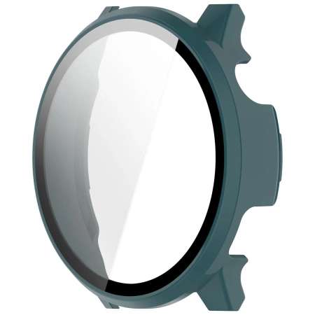 Etui ze szkłem do zegarka Bizon Case Watch Adamo do Garmin Venu 4 41 mm, zielone