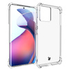Etui + 2x folia + obiektyw Bizon Case Clear Pack do Motorola Moto Edge 30 Fusion, przezroczyste