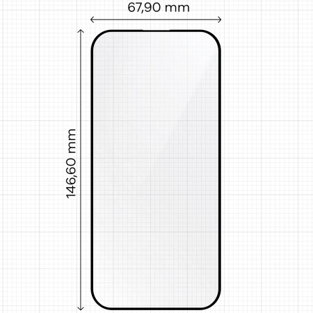 2x Szkło hartowane z ramką + szybka na aparat Bizon Edge 2 Pack do Xiaomi Redmi 14C 4G