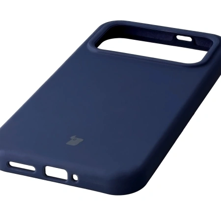 Silikonowe etui Bizon Soft Case do Xiaomi POCO F8 Ultra, ciemnoniebieskie