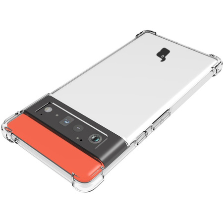 Etui + 2x folia + obiektyw Bizon Case Clear Pack do Google Pixel 6 Pro, przezroczyste