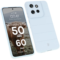 Pancerne etui Bizon Case Tur do Motorola Edge 50 Neo, jasnoniebieskie